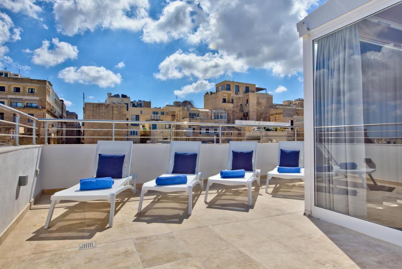 Valletta Luxury 4-Bedroom Duplex With Stunning Sea Views Private Terrace And Jacuzzi Eksteriør bilde